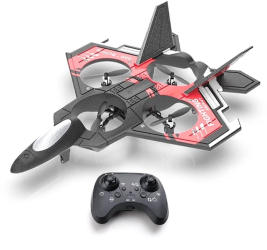Avion cu telecomanda iUni S98 Combat Aircraft Acrobatii 360° Giroscop Rezistent la impact Lumini LED 
