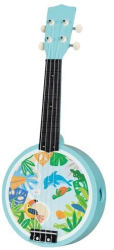 Banjo Instrument Muzical Pentru Copii 5 ani+ Goki Carboysafety 