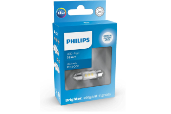 Bec de semnalizare auto Philips Ultinon Pro6000 LED Festoon C5W 6.000K 38mm - RESIGILAT 