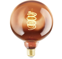 Bec LED dimabil EGLO vintage E27 4 wati 30 lumeni alb cald 2000k G125 O 13cm - RESIGILAT 
