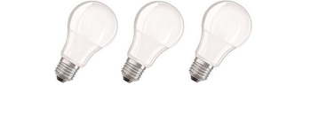 Bec LED OSRAM Baza E27 Alb Cald 2700 K LED Classic A pachet de 3 - RESIGILAT 