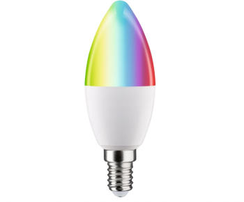 Bec LED Paulmann 29146 Zigbee Standard 230V pentru casa inteligenta E14 470lm 5W RGBW - RESIGILAT 