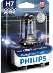 Bec pentru far auto Philips 573130 RacingVision GT200 H7 +200 - RESIGILAT 