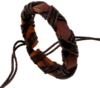 Bratara Eleganta Vintage din Piele Maro 