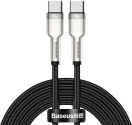 Cablu Baseus Cafule Series Metal USB-C la USB-C 100W 2m 
