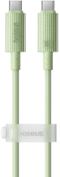 Cablu Baseus Habitat USB-C 100W 1m Verde 