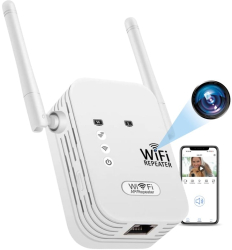Camera Spion in Amplificator Semnal Wireless iUni RP1 Wi-Fi Full HD Senzor de miscare 