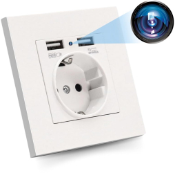 Camera Spion in Priza de perete iUni PR1 Wi-Fi Full HD Senzor miscare 