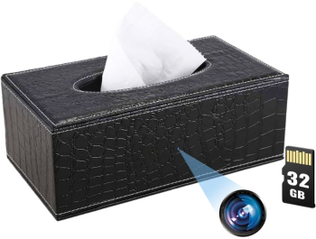Camera Spionaj in Suport servetele iUni IP73 32GB Wi-Fi Full HD Senzor de miscare 