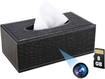 Camera Spionaj in Suport servetele iUni IP73 8GB Wi-Fi Full HD Senzor de miscare 