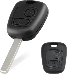 Carcasa Cheie Auto Techstar cu 2 Butoane Compatibila Toyota Aygo Peugeot 107 Citroen C1 