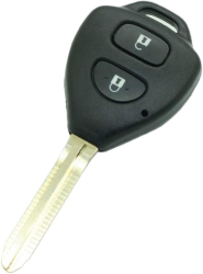 Carcasa Cheie Auto Techstar cu 2 Butoane Compatibila Toyota Corolla RAV4 Yaris Avensis Hilux Prado 
