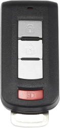 Carcasa Cheie Auto Techstar cu 3 butoane Compatibila Mitsubishi Outlander 2010&ndash 2018 Lancer 2008&ndash 2016 