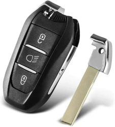 Carcasa Cheie Auto Techstar cu 3 butoane Compatibila Peugeot 308 408 508 3008 5008 Citroen C3 C4 DS 