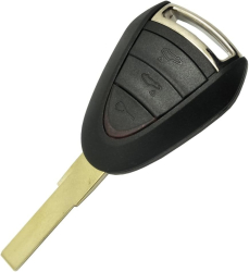 Carcasa Cheie Auto Techstar cu 3 butoane Compatibila Porsche 911 Cayman Boxster Carrera GT 