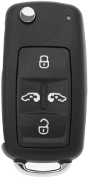 Carcasa Cheie Auto Techstar pentru VW Volkswagen Transporter T5 T6 Sharan Alhambra - 5 Butoane 