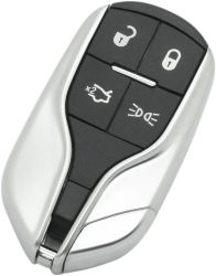 Carcasa Cheie Auto Techstar tip Smart Key cu 4 butoane Compatibila Maserati Ghibli Quattroporte &ndash cu lama 