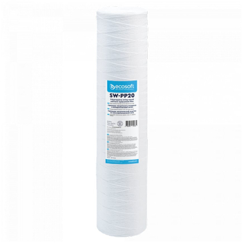 Cartus filtrant din fir infasurat de polipropilena BigBlue 20 Ecosoft 