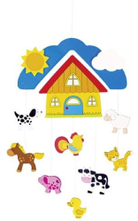 Carusel Patut Bebe Cu Ferma Animale Goki Carboysafety 