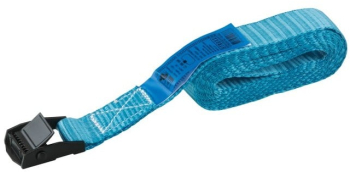 Chinga ancorare cu clema de strangere metalica STROXX latime 25 mm lungime 2.5 m culoare albastra 