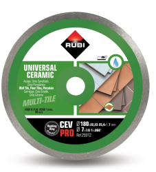 Disc diamantat pt. gresie si faianta 180mm CEV 180 Pro - RUBI-25912 