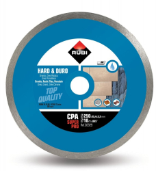 Disc diamantat pt. materiale foarte dure 250mm CPA 250 SuperPro - RUBI-30929 