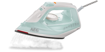 Fier de calcat cu aburi AEG DB 1740LG 2400 W 30g abur min talpa ceramica 250 ml - RESIGILAT 