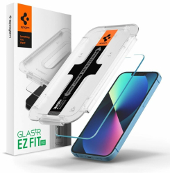 Folie pentru iPhone 13 / iPhone 13 Pro / iPhone 14 - Spigen Glas.tR EZ FIT - Clear 