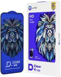 Folie pentru iPhone 13 Pro Max / iPhone 14 Plus - Lito D+ Pro Clear - Black 