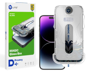 Folie pentru iPhone 15 Plus - Lito Magic Glass Box D+ Tools - Privacy 
