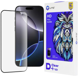 Folie pentru iPhone 16 Pro Max - Lito D+ Pro Clear - Black 