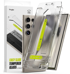 Folie pentru Samsung Galaxy S24 Ultra set 2 - Ringke Easy Slide Tempered Glass - Clear 