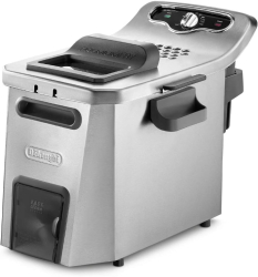 Friteuza De Longhi PremiumFry F44532.CZ capacitate 1 5 kg Easy Clean System 3200W argintiu - SECOND 