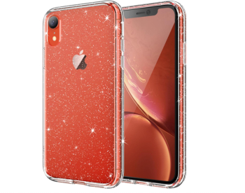 Husa cu sclipici JETech pentru iPhone XR de 6 1 inchi transparenta - RESIGILAT 