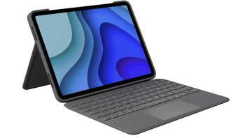 Husa cu tastatura pentru iPad Logitech Folio Touch aspect italian QWERTY grafit - SECOND