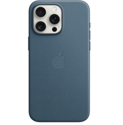 Husa de telefon Apple iPhone 15 Pro Max FineWoven cu MagSafe Pacific Blue - RESIGILAT 