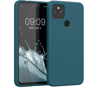 Husa din silicon Kwmobile pentru Google Pixel 4a 5G albastru mat - RESIGILAT 
