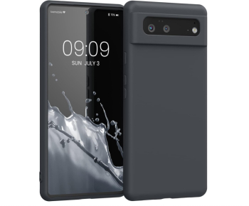 Husa din silicon Kwmobile pentru Google Pixel 6 Neagra Mat - RESIGILAT 