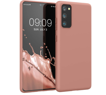 Husa din silicon Kwmobile pentru Samsung Galaxy S20 FE roz trandafir - RESIGILAT 