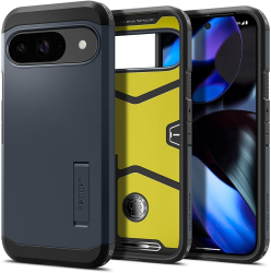 Husa pentru Google Pixel 9 / 9 Pro - Spigen Tough Armor - Metal Slate 