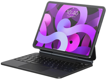 Husa pentru iPad 10 2022 10.9 - Baseus Brilliance Magnetic Keyboard Case Digital Display ARJK020013 - Gray