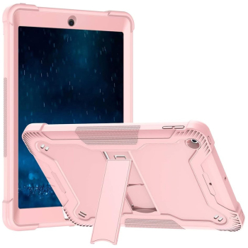 Husa pentru iPad 9.7 2017 / 2018 + Folie - Techsuit Rugged TabShell - Rose Gold 