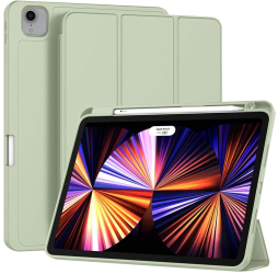 Husa pentru iPad Pro 11 2018 / 2020 / 2021 / 2022 - Techsuit Flex Trifold - Matcha Green 
