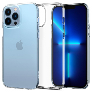 Husa pentru iPhone 13 Pro - Spigen Liquid Crystal - Clear 