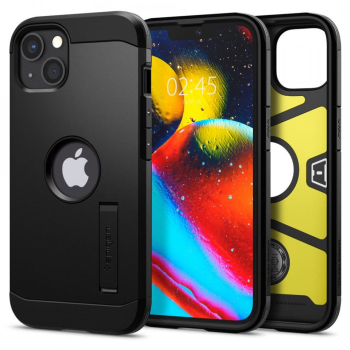 Husa pentru iPhone 13 - Spigen Tough Armor - Black 