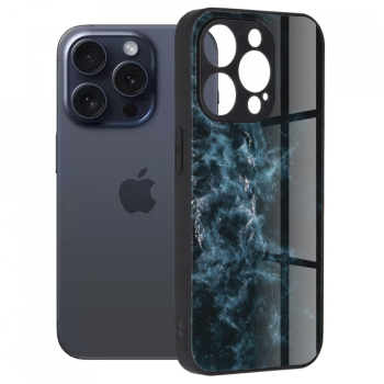 Husa pentru iPhone 15 Pro - Techsuit Glaze Series - Blue Nebula 