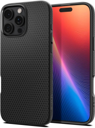 Husa pentru iPhone 16 Pro Max - Spigen Liquid Air - Matte Black 