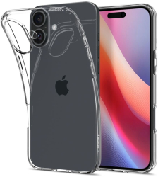 Husa pentru iPhone 16 - Spigen Liquid Crystal - Clear 