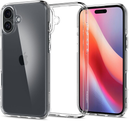 Husa pentru iPhone 16 - Spigen Ultra Hybrid - Clear 