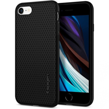 Husa pentru iPhone 7 / iPhone 8 / iPhone SE 2 SE 2020 / iPhone SE 3 SE 2022 - Spigen Liquid Air - Black 